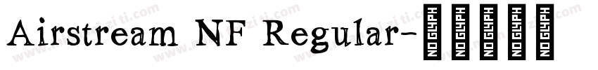 Airstream NF Regular字体转换